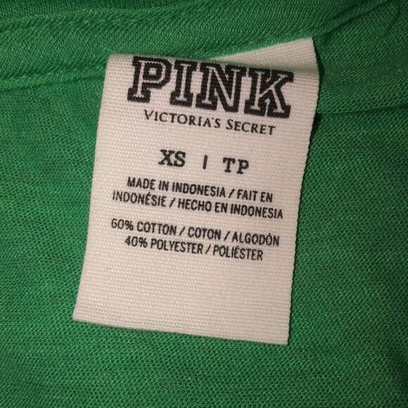 Victoria’s Secret PINK Green Short Sleeve Party Your Shamrocks Off XS - Picture 4 of 4